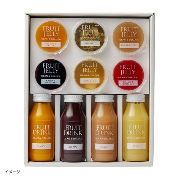 DEAN ＆ DELUCA「フルーツドリンク＆ゼリー2箱とトートバッグのセット」