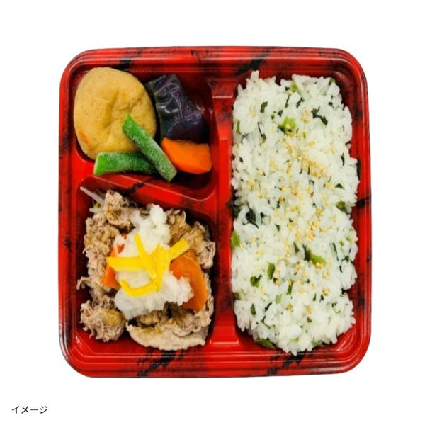 「野沢菜ごはんとおろし豚しゃぶしゃぶ」