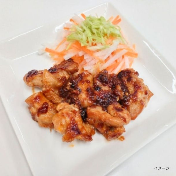 「鶏モモ肉の八丁味噌焼き」