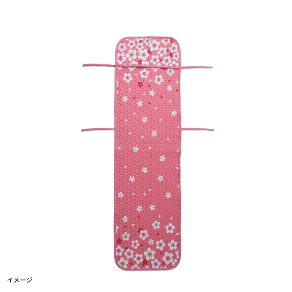 「桜柄キルトチェアカバー 2枚組」