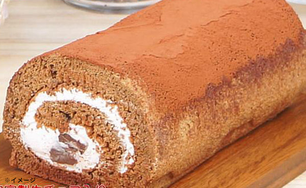 「ティラミス風生チョコ入りロールケーキ」