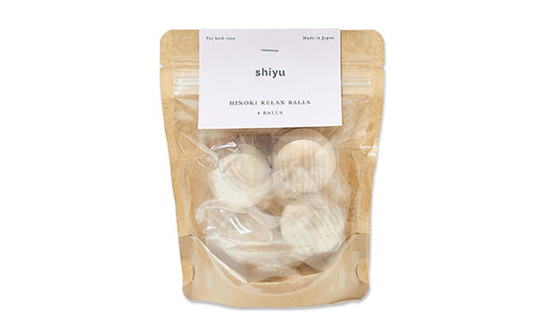 shiyu「ヒノキリラックスボール（4個入）」