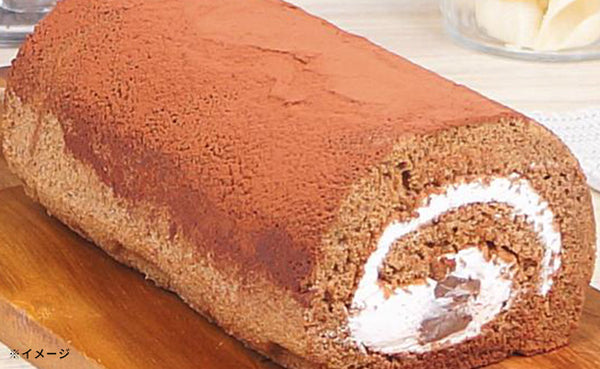「ティラミス風生チョコ入りロールケーキ」