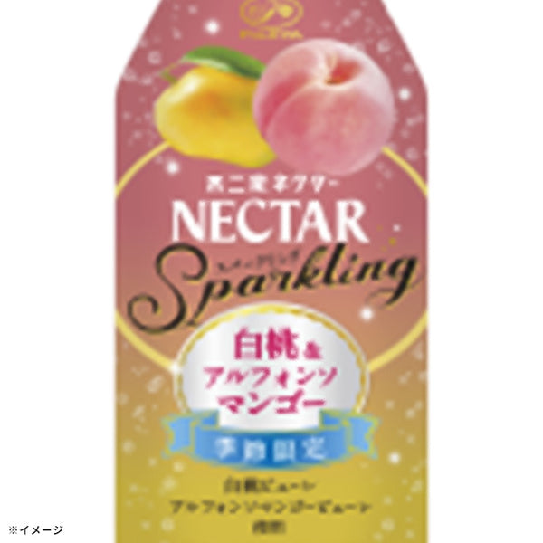 不二家「ネクター スパークリング 白桃＆マンゴー」