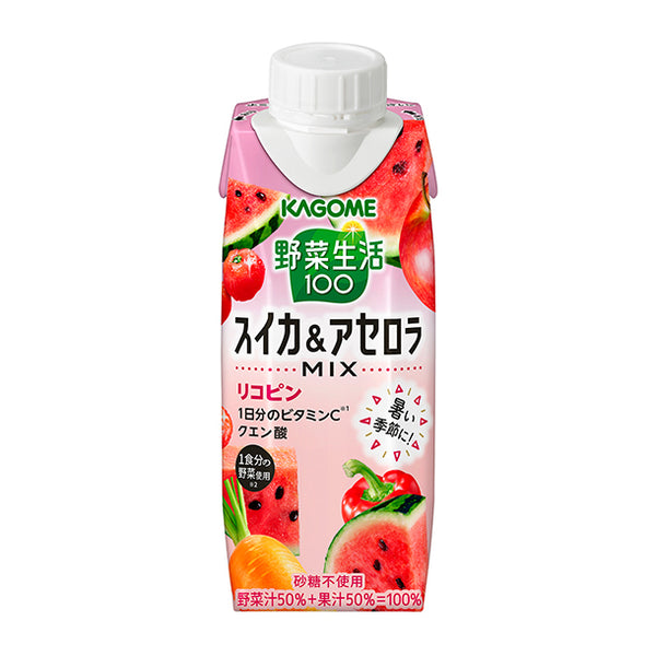 カゴメ「野菜生活100 スイカ＆アセロラMIX」
