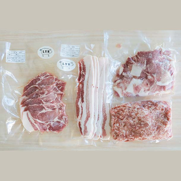 静岡県産「ブランド豚 LYB豚 バラエティー 4品」