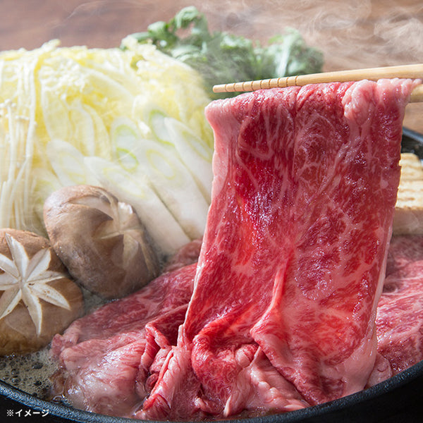 「松阪牛ももすき焼き用」