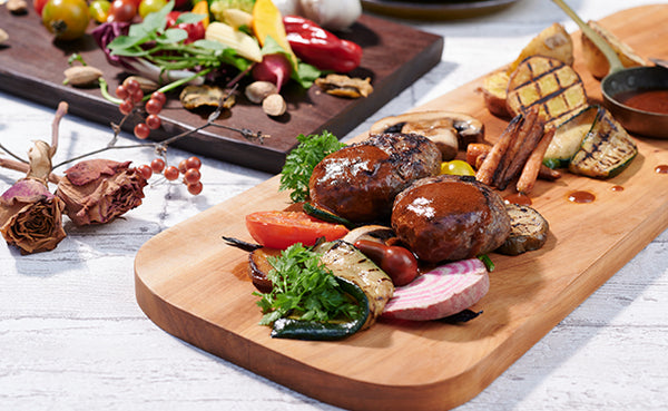 「イノシシ100％ハンバーグ ガーリック」