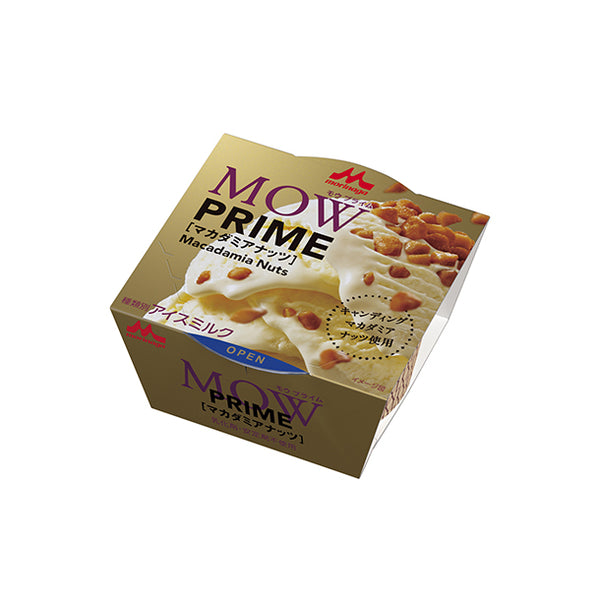 森永乳業「MOW PRIME マカダミア・MOW PRIME バタークッキー＆クリームチーズ」
