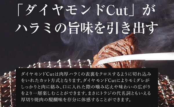 焼肉トラジ「ダイヤモンドカットハラミ」