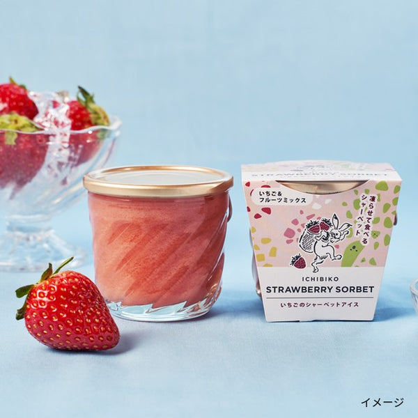 ICHIBIKO 「いちごのシャーベットアイス フルーツミックス」