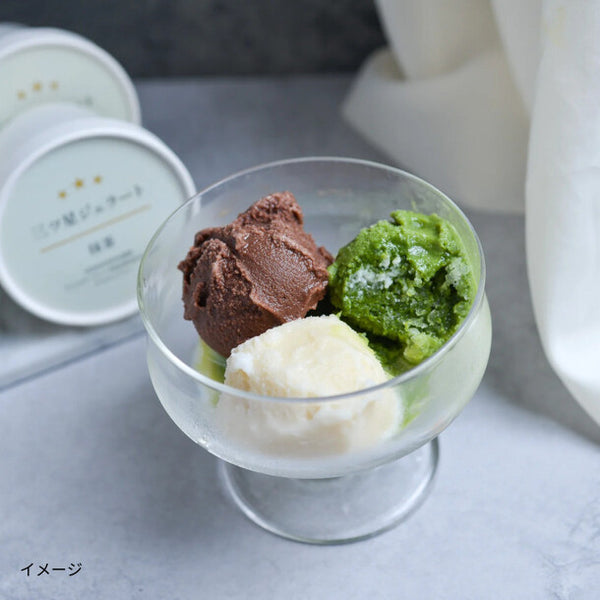 「三ツ星ジェラート（チョコレート・抹茶）」