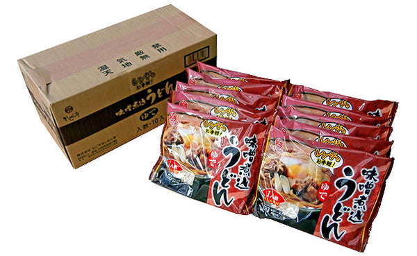 なごやきしめん亭「ゆで味噌煮込うどん」